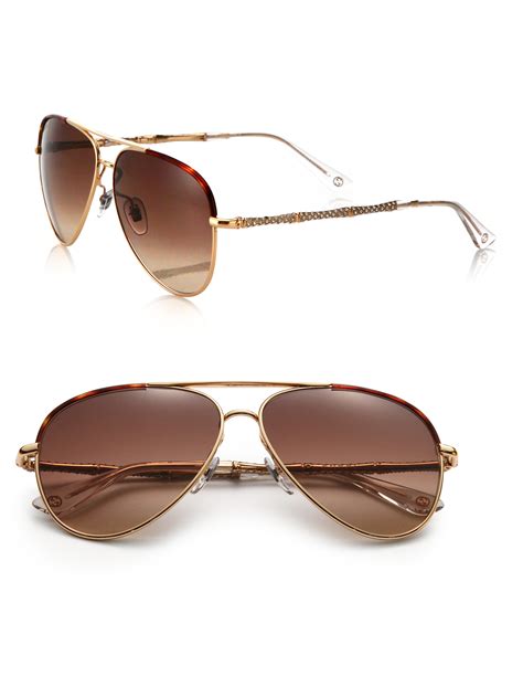 gucci metal aviator sunglasses|Gucci unisex aviator sunglasses.